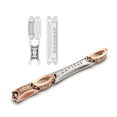 Восковка цепь Cartier И3195