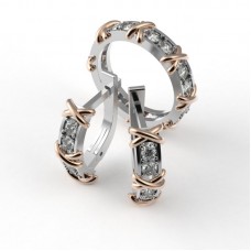 Восковка комплект Cartier кольцо серьги 8439
