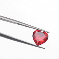 Сердце Цирконий Гранат 10 х 10 мм Сердце Цирконий Гранат 10 х 10 мм