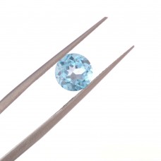 Круг Топаз London Blue  6 мм