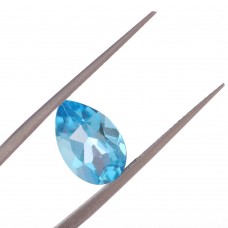 Капля Топаз London Blue 12X8 мм